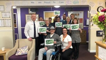 Glasgow care home celebrates Proud to Care week